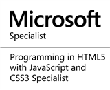 Microsoft Specialist: Programovanie v jazyku HTML5 s JavaScript-om a CSS3
